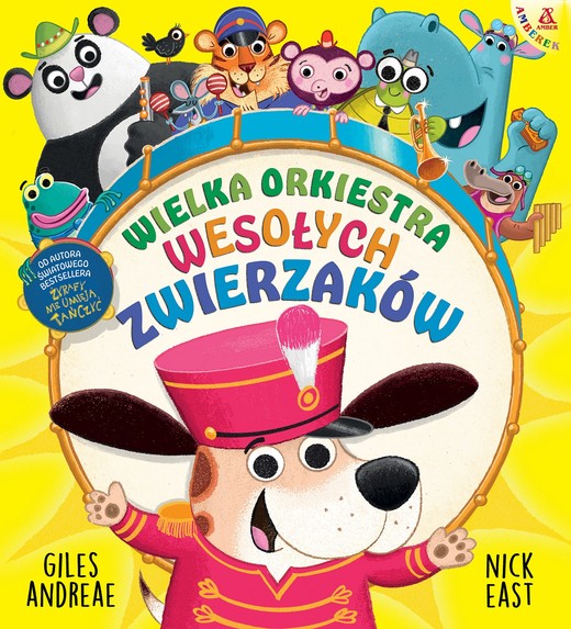 okładka Wielka orkiestra wesołych zwierzaków książka | Andreae Giles, East Nick