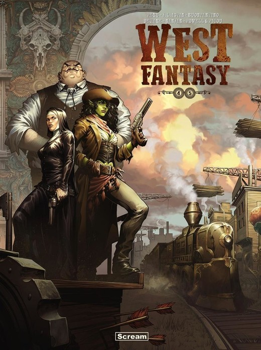 okładka West fantasy T.4-5 książka | Praca Zbiorowa