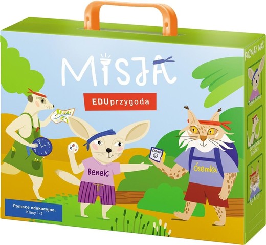 okładka Misja. EDUprzygoda. Pomoce edukacyjne SP 1-3 książka | Praca Zbiorowa