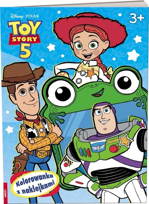 okładka Disney. Toy Story 5. Kolorowanka z naklejkami książka | Praca Zbiorowa