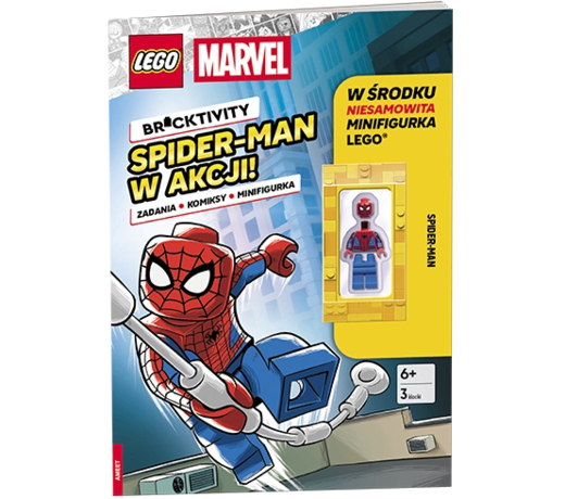 okładka Lego Spider-Man Spider-Man w akcji LNC-5601 książka | Opracowanie zbiorowe