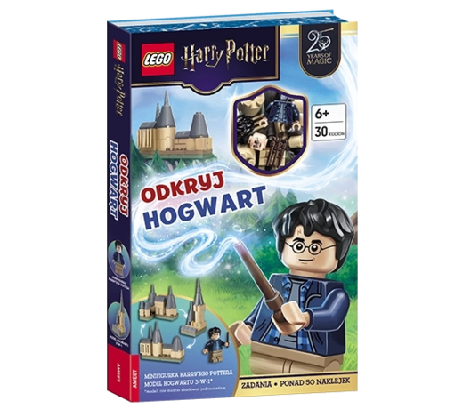 okładka Lego Harry Potter Oodkryj Hogwart SQB-6401 książka | Opracowanie zbiorowe