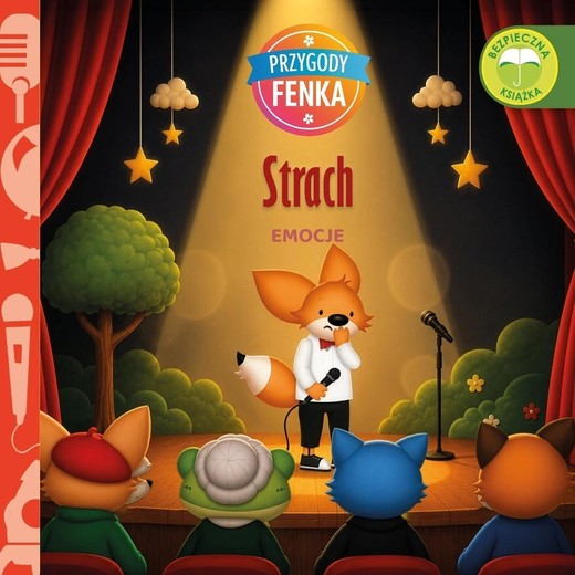 okładka Przygody Fenka. Emocje. Strach książka | Zontek Ewa, Gruca Magdalena