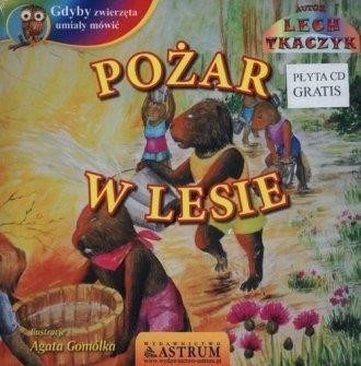 okładka Pożar w lesie +CD książka | Lech Tkaczyk