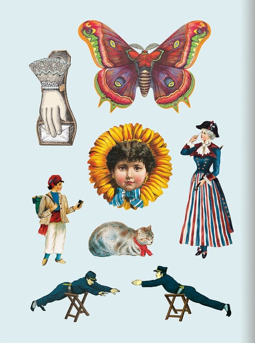 okładka The Antiquarian Sticker Book. Bibliophilia książka | Odd Dot