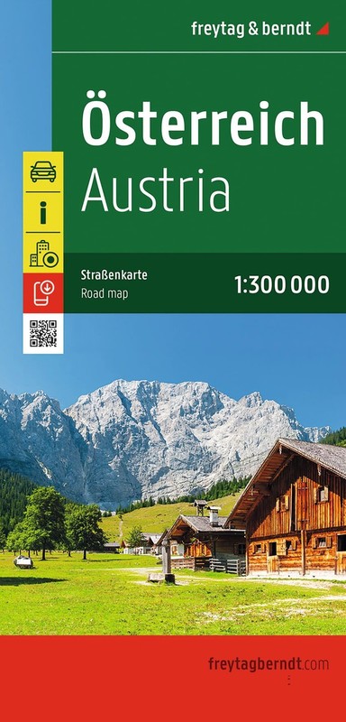 okładka Mapa Austria 1:300 000 książka | Opracowanie zbiorowe