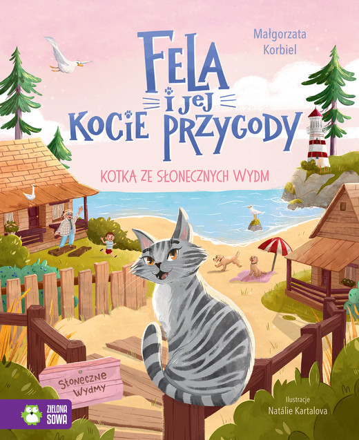okładka Kotka ze słonecznych wydm. Fela i jej kocie przygody książka | Małgorzata Korbiel