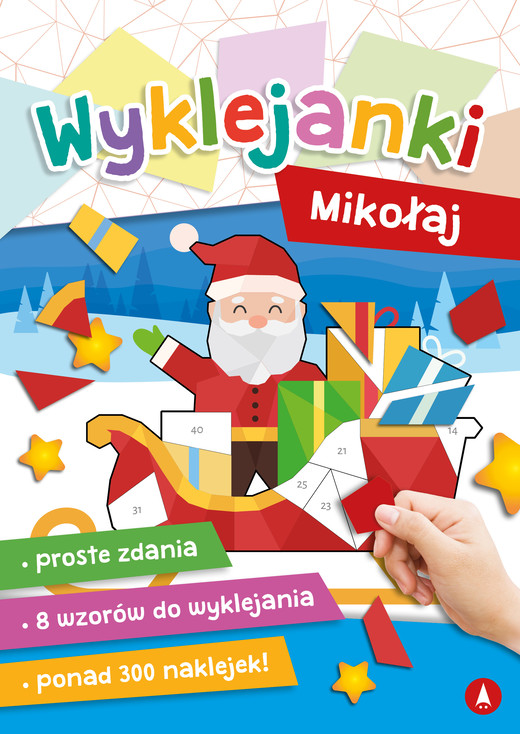 okładka Mikołaj. Wyklejanki książka | Łucja Leśniak