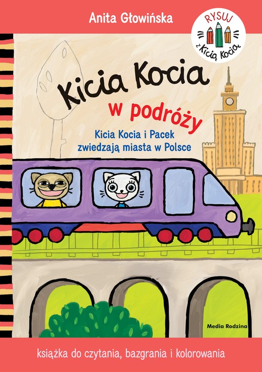 okładka Kicia Kocia w podróży. Kolorowanka książka | Anita Głowińska
