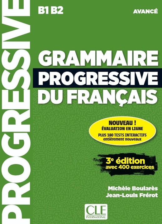 okładka Grammaire progressive avance + audio do pobrania książka | Frerot Jean-Louis, Boulares Michele