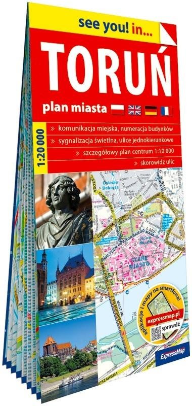 okładka See you! in... Toruń plan miasta 1:20 000 książka | Praca Zbiorowa