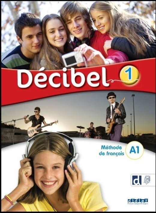 okładka Decibel 1 podręcznik + aplikacja didierfleapp książka | Praca Zbiorowa