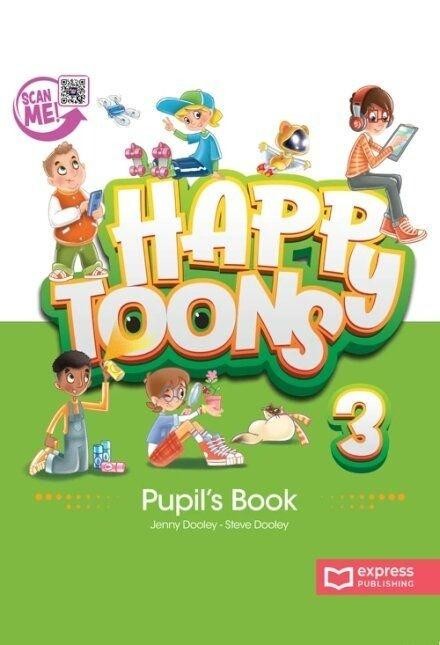 okładka Happy Toons 3 ed. międzynar. PB + DigiBook (kod) książka | Praca Zbiorowa