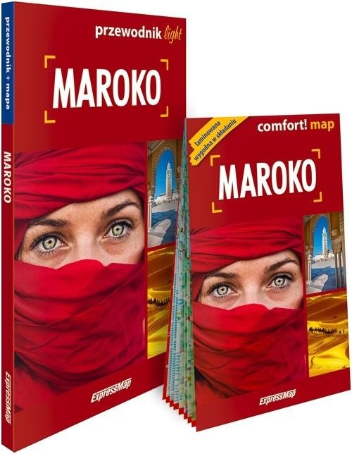 okładka Maroko 2w1 light: przewodnik + mapa książka | Grażyna Hanaf