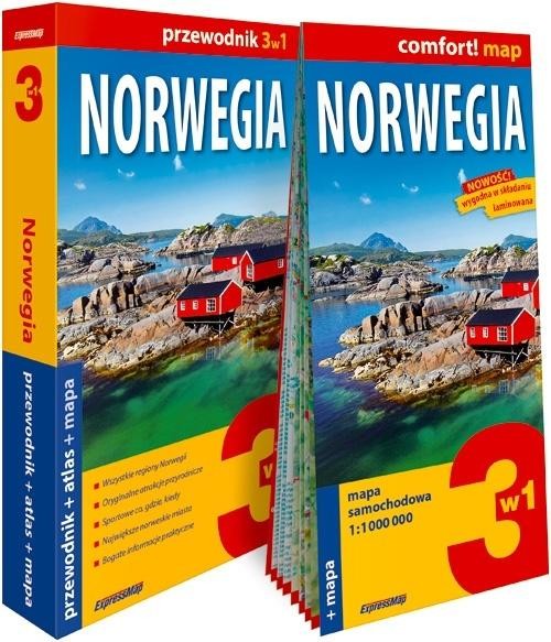 okładka Norwegia - Zestaw Przewodnikowy 3w1 2026 książka | Tomasz Duda
