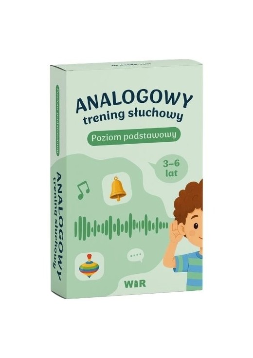 okładka Analogowy trening słuchowy. Poziom podstawowy 3-6 lat książka | Agnieszka Bala