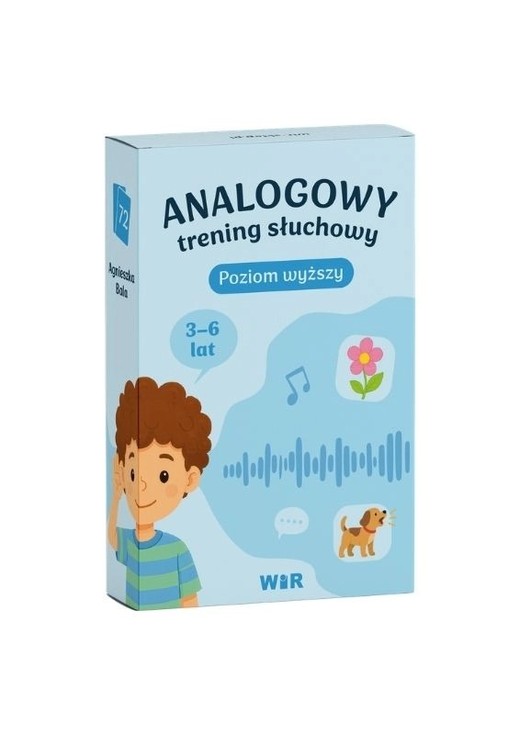 okładka Analogowy trening słuchowy. Poziom wyższy 3-6 lat książka | Agnieszka Bala