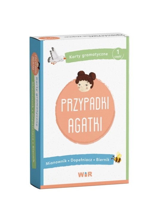 okładka Przypadki Agatki. Karty gramatyczne. Część 1 książka | Agnieszka Fabisiak-Majcher, Elżbieta Ławczys