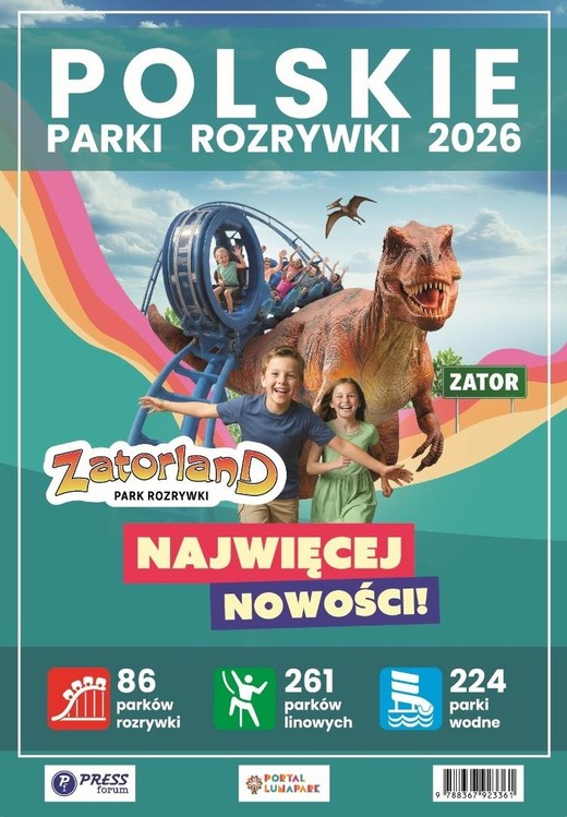 okładka Polskie Parki Rozrywki 2026 książka | red. ZbigniewFranczukowski