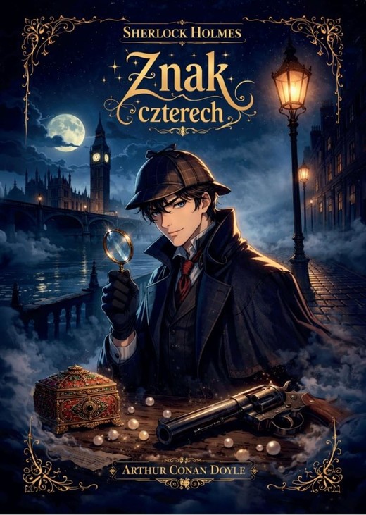 okładka Znak czterech. Sherlock Holmes książka | Arthur Conan Doyle