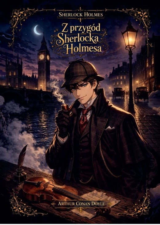 okładka Z przygód Sherlocka Holmesa. Sherlock Holmes książka | Arthur Conan Doyle
