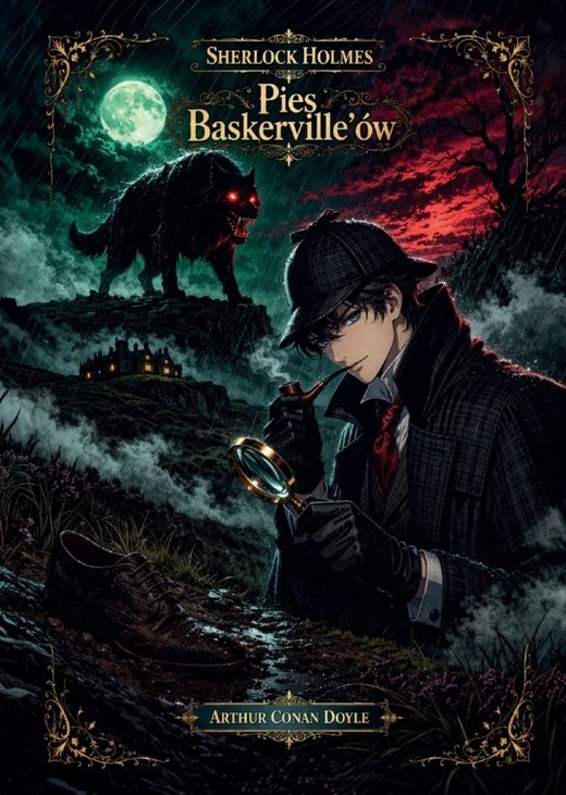 okładka Pies Baskerville'ów. Sherlock Holmes książka | Arthur Conan Doyle