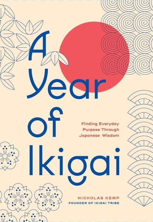 okładka A Year of Ikigai książka | Nicholas Kemp