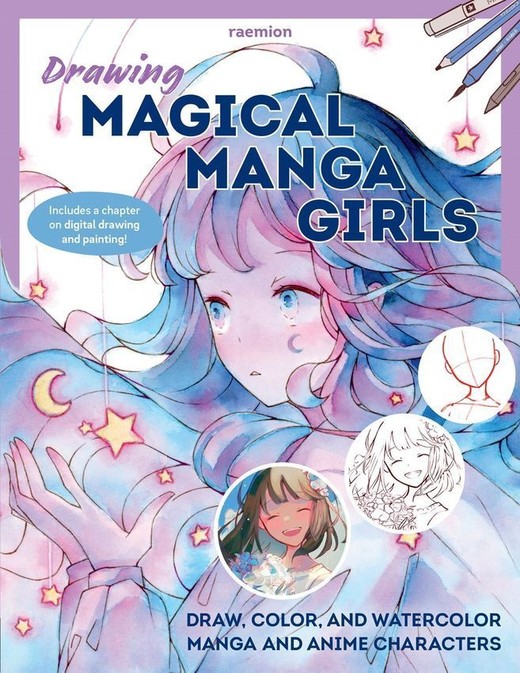 okładka Drawing Magical Manga Girls książka | Huyen Reichert