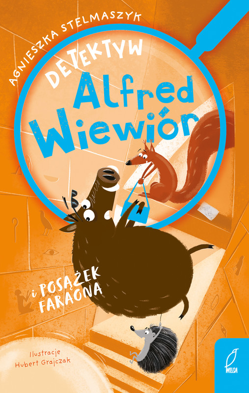 okładka Detektyw Alfred Wiewiór i posążek faraona książka | Agnieszka Stelmaszyk
