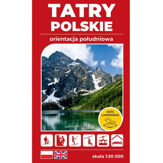 okładka Mapa turystyczna Tatry Polskie 1:30 000 książka | Opracowanie zbiorowe