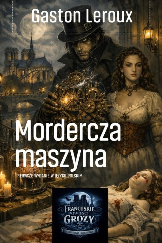 okładka Mordercza maszyna książka | Gaston Leroux