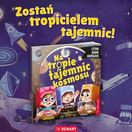 okładka Czytam, badam, rozwiązuję. Na tropie tajemnic kosmosu książka | Barbara Wicher