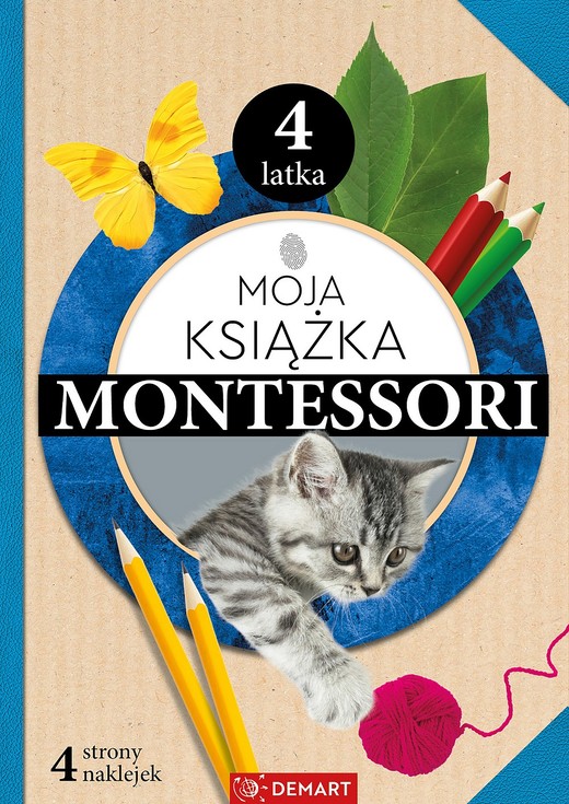 okładka Moja książka Montessori 4-latka książka | Anna Borchard