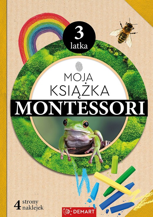 okładka Moja książka Montessori 3-latka książka | Anna Borchard