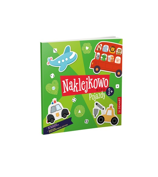 okładka Naklejkowo kids 3 + Pojazdy książka | Anna Borchard, Niewielska Monika