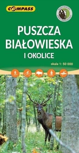 okładka Mapa Puszcza Białowieska i okolice 1:50 000 w.11 książka | Praca Zbiorowa