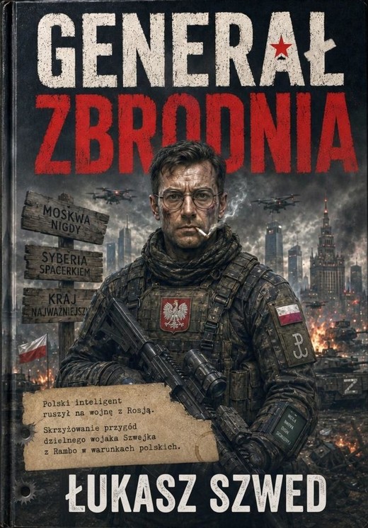 okładka Generał Zbrodnia książka | Łukasz Szwed