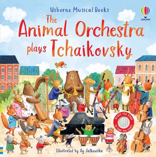 okładka The Animal Orchestra Plays Tchaikovsky wer. angielska książka | Jatkowska Ag, Sam Taplin