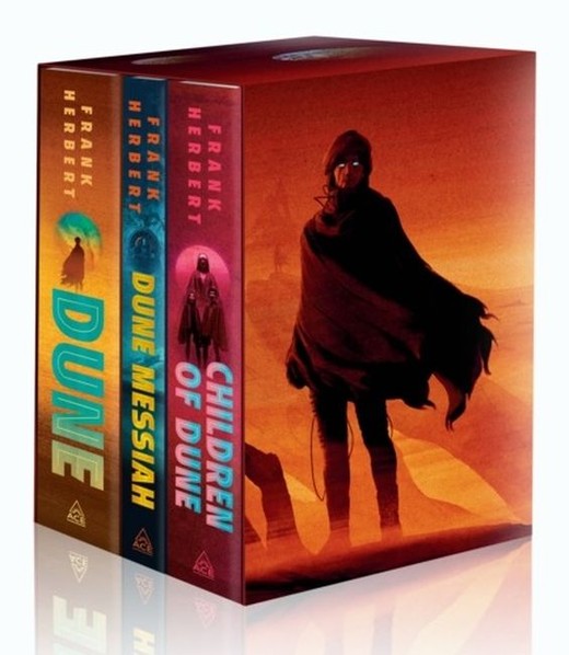okładka Box: Dune / Dune Messiah / Children of Dune książka | Frank Herbert