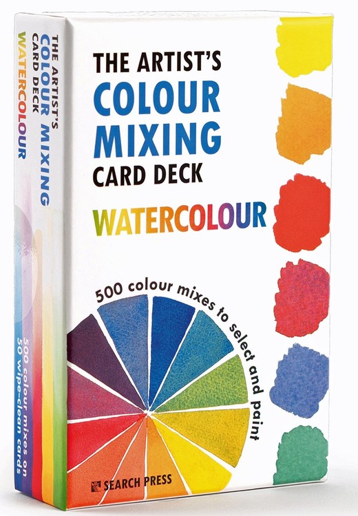 okładka The Artist's Colour Mixing Card Deck. Watercolour książka | Julie Collins
