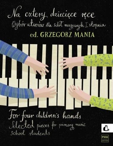 okładka Na cztery dziecięce ręce + CD książka | Mania Grzegorz