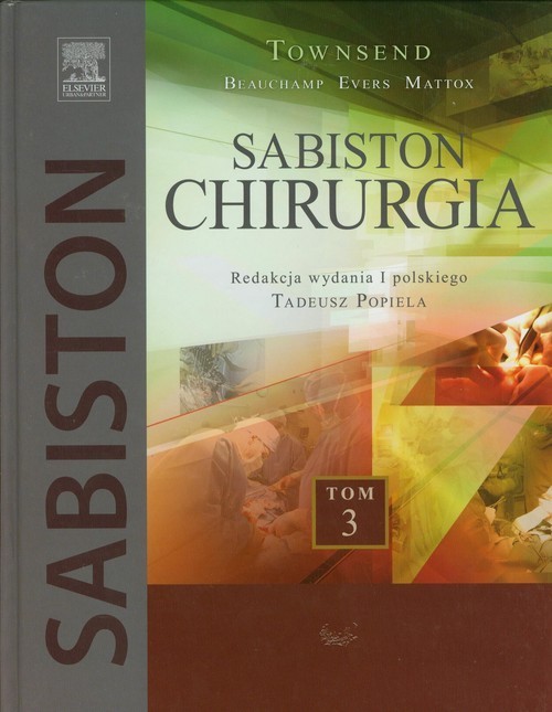 okładka Chirurgia Sabiston Tom 3 książka | Townsend CourtneyM