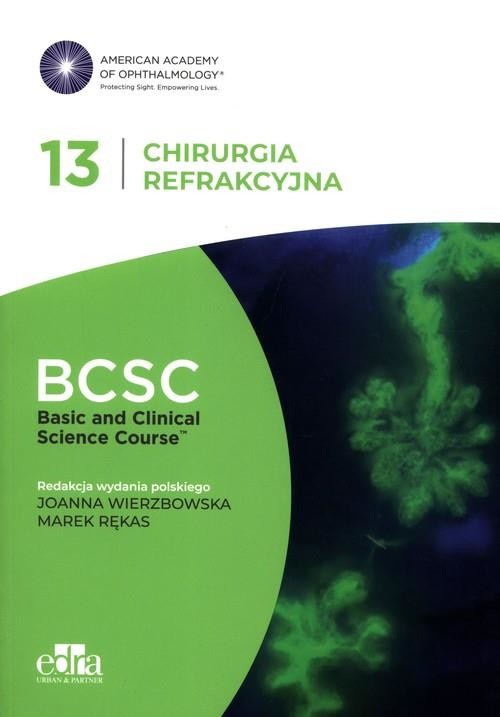 okładka chirurgia refrakcyjna 13. BCSC basic and clinical science course książka