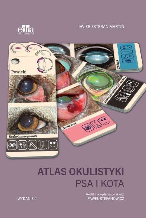 okładka Atlas okulistyki psa i kota książka | P. Martin