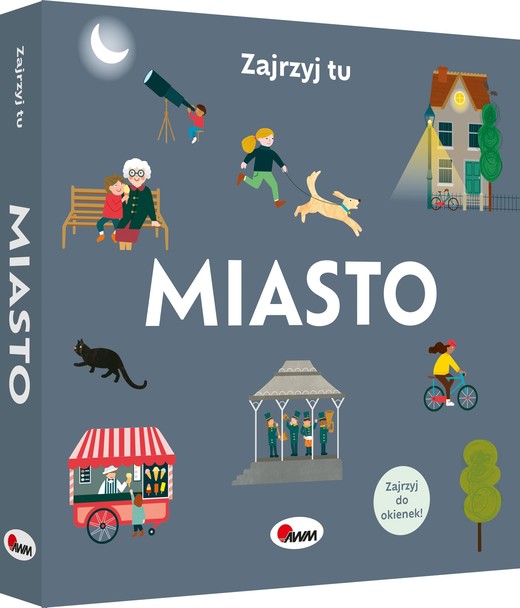 okładka Zajrzyj tu Miasto książka | Opracowanie zbiorowe