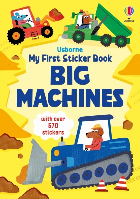 okładka My First Sticker Book Big Machines książka | Jane Bingham