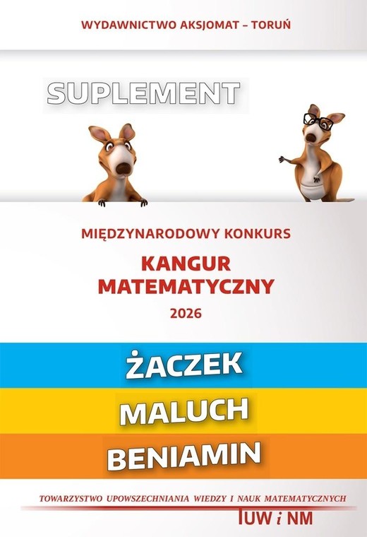 okładka Mat. z wesołym kangurem. Suplement 2026 Żaczek... książka | Praca Zbiorowa