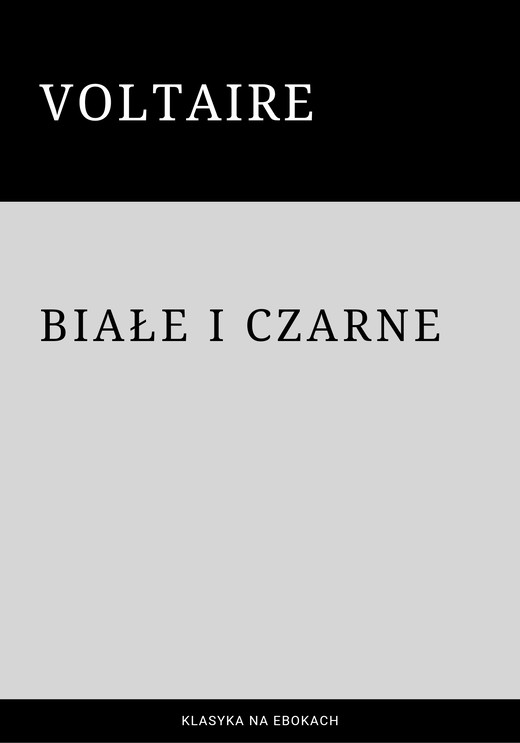okładka Białe i czarne ebook | epub, mobi | Wolter