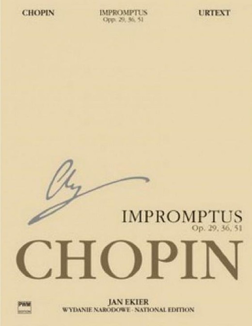 okładka Impromptus na fortepian PWM książka | Fryderyk Chopin