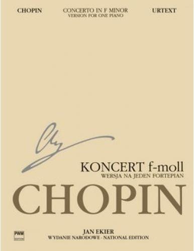 okładka Koncert f-moll op. 21 w. na 1 fortepian książka | Fryderyk Chopin